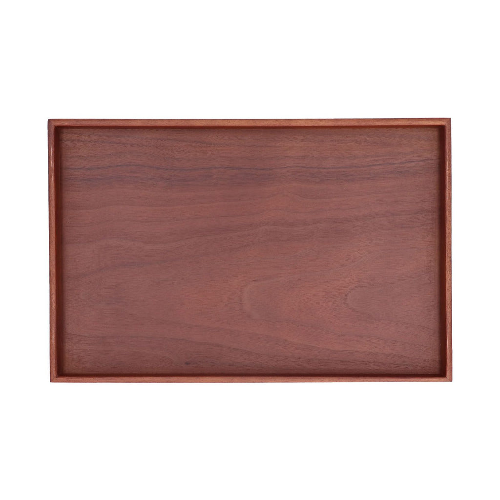 Walnut Tray Rectangular Tea Set Tea Cup Storage Plate Fruit Plate for Home Office Tea Food Fruit