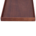 Walnut Tray Rectangular Tea Set Tea Cup Storage Plate Fruit Plate for Home Office Tea Food Fruit