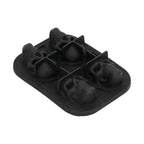 4 Hole Silicone Ice Cubes Maker Tray Silicone Ice Ball Making Mold Kichen Accessories