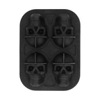 4 Hole Silicone Ice Cubes Maker Tray Silicone Ice Ball Making Mold Kichen Accessories