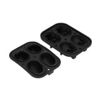 4 Hole Silicone Ice Cubes Maker Tray Silicone Ice Ball Making Mold Kichen Accessories