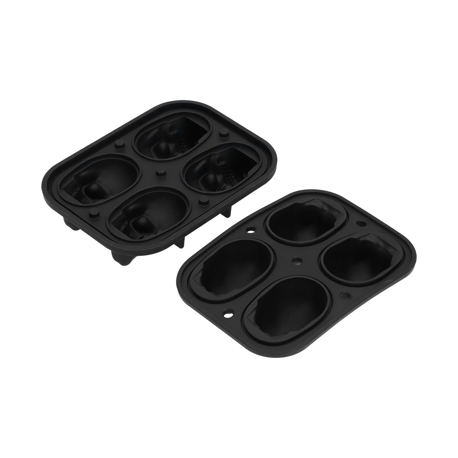 4 Hole Silicone Ice Cubes Maker Tray Silicone Ice Ball Making Mold Kichen Accessories