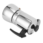 Stainless Steel Moka Pot Portable Coffee Maker Brewing Coffee Machine for Home Office6 Cups 300ml