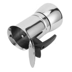 Stainless Steel Moka Pot Portable Coffee Maker Brewing Coffee Machine for Home Office6 Cups 300ml