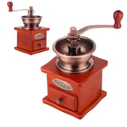 Mini Vintage Hand Cranked Coffee Bean Mill Manual Coffee Grinder for Household Use