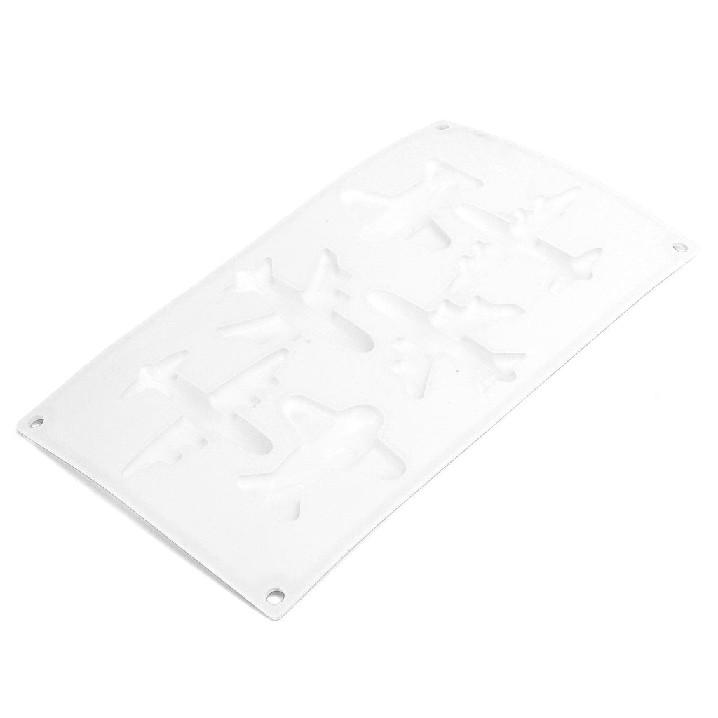 6 Grid Airplane Shape Mold Silicone Baking Chocolate Cake Decoration Mold for Kitchen Home
