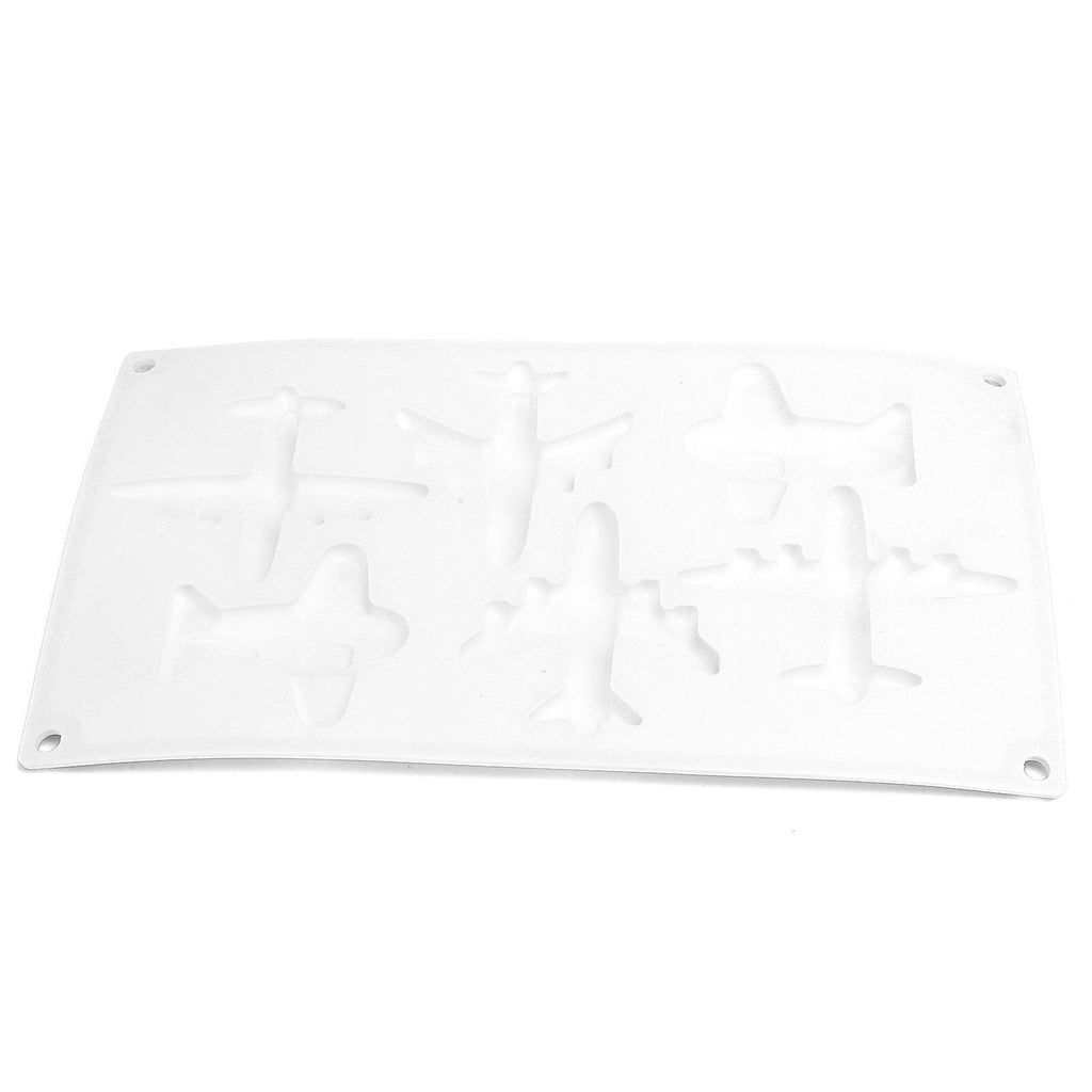 6 Grid Airplane Shape Mold Silicone Baking Chocolate Cake Decoration Mold for Kitchen Home
