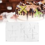 6 Grid Airplane Shape Mold Silicone Baking Chocolate Cake Decoration Mold for Kitchen Home