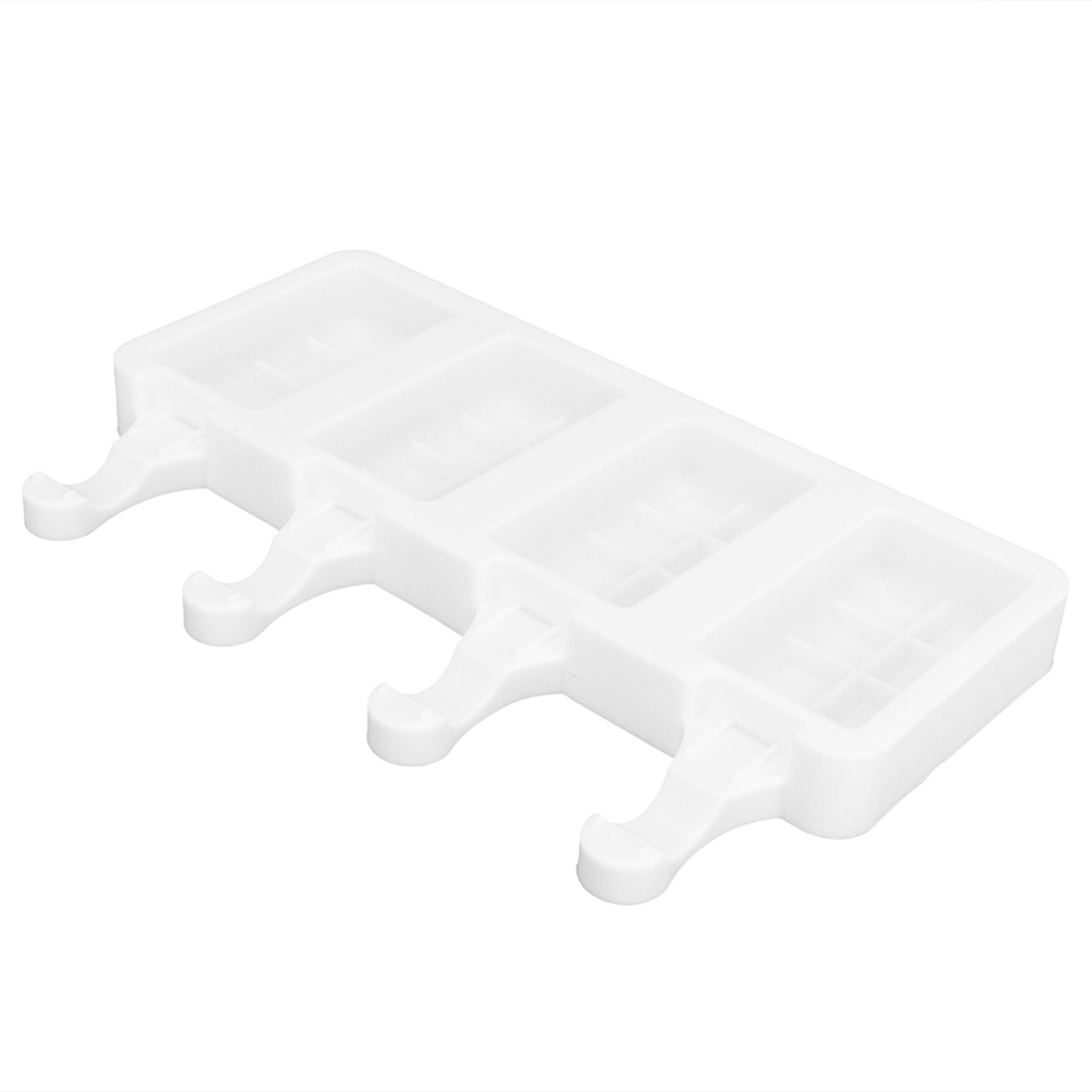 Silicone Ice Cream Mold 4 Cavities DIY Ice Bar Maker Mould for Kitchen Tool SuppliesS