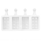 Silicone Ice Cream Mold 4 Cavities DIY Ice Bar Maker Mould for Kitchen Tool SuppliesS
