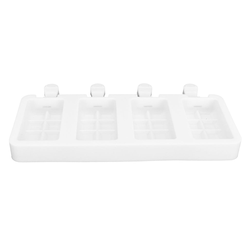 Silicone Ice Cream Mold 4 Cavities DIY Ice Bar Maker Mould for Kitchen Tool SuppliesL