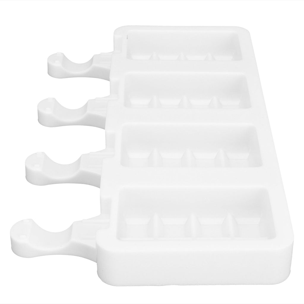 Silicone Ice Cream Mold 4 Cavities DIY Ice Bar Maker Mould for Kitchen Tool SuppliesL