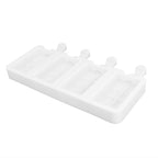 Silicone Ice Cream Mold 4 Cavities DIY Ice Bar Maker Mould for Kitchen Tool SuppliesL