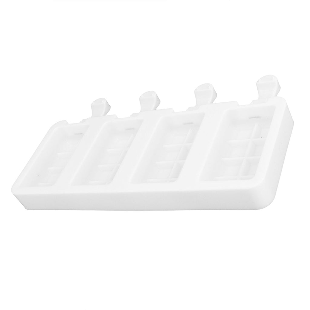 Silicone Ice Cream Mold 4 Cavities DIY Ice Bar Maker Mould for Kitchen Tool SuppliesL