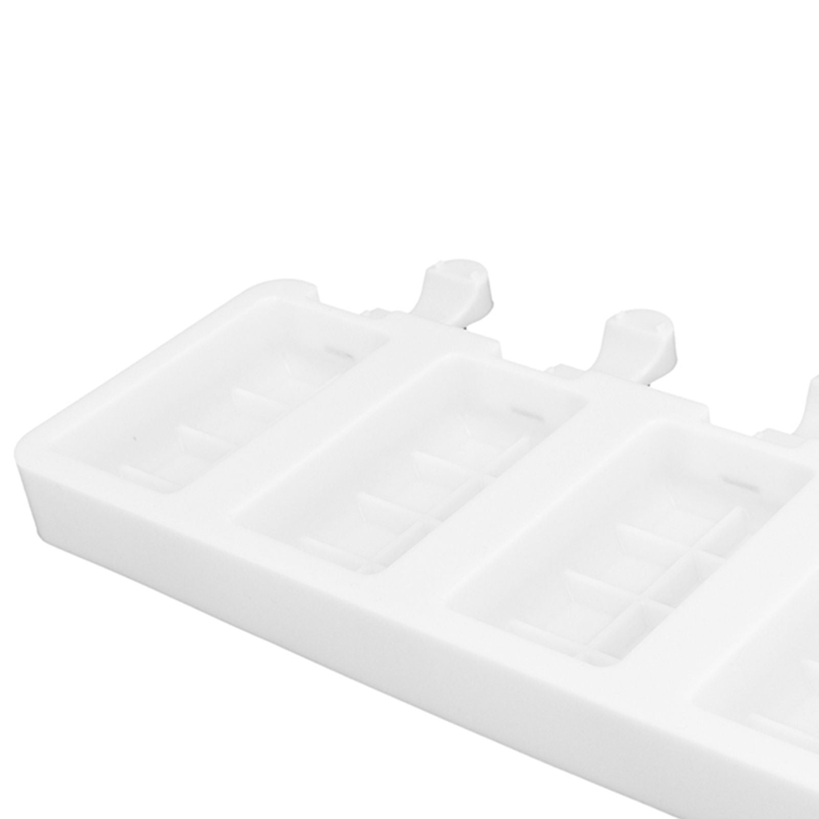 Silicone Ice Cream Mold 4 Cavities DIY Ice Bar Maker Mould for Kitchen Tool SuppliesL