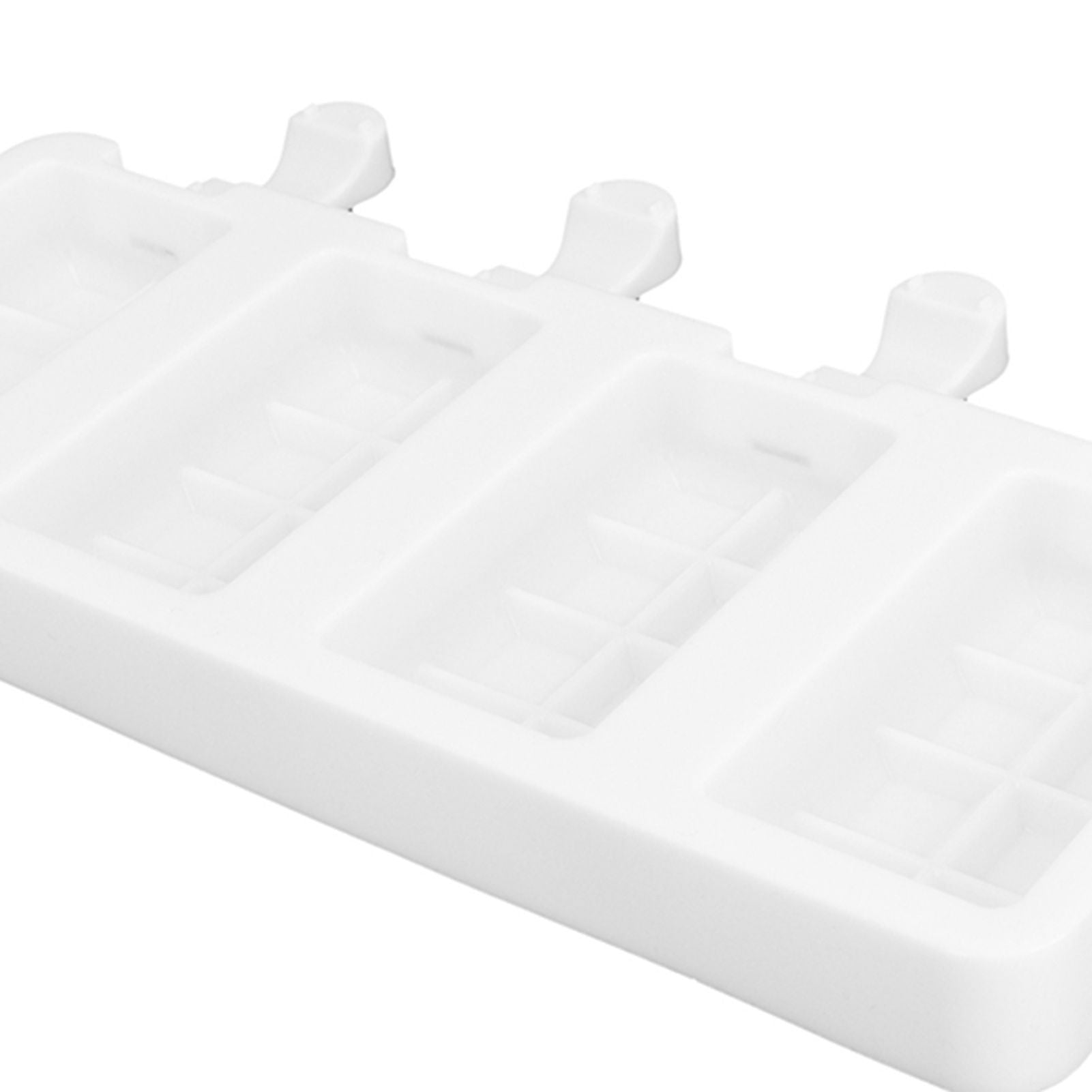 Silicone Ice Cream Mold 4 Cavities DIY Ice Bar Maker Mould for Kitchen Tool SuppliesL