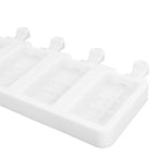 Silicone Ice Cream Mold 4 Cavities DIY Ice Bar Maker Mould for Kitchen Tool SuppliesL