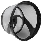 Coffee Filter Basket Cup with 100Pcs Filter Papers Filtering Tool Coffee Machine Accessories