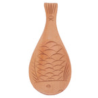 Fish Shaped Wood Rice Paddle Non Stick Rice Serving Spoon Scoop for Household Kitchen Supplies