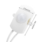 DC6V‑24V LED Strip Infrared Human Body Detect Sensor LED Infrared Body SensorWhite