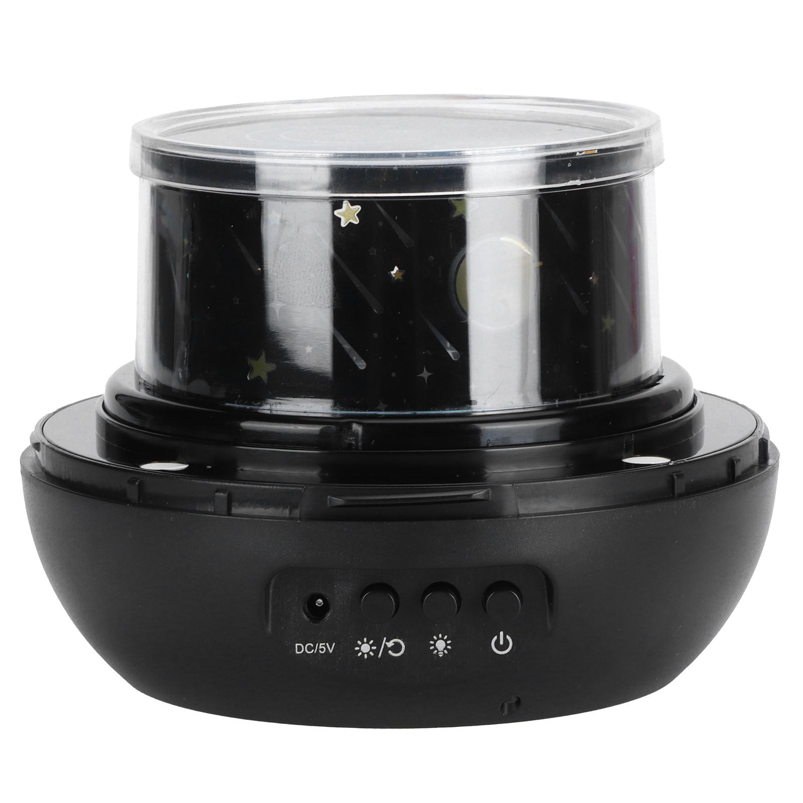 Star Projection Lamp USB Battery Dual-Use Nightlight Kids Baby Bedroom Nursery Kid GiftsBlack