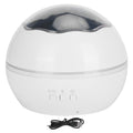 LED Night Light Romantic Projection Lamp 8 Color Modes Bedroom Decoration USB Battery PoweredWhite