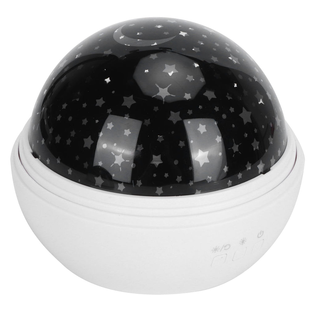 LED Night Light Romantic Projection Lamp 8 Color Modes Bedroom Decoration USB Battery PoweredWhite