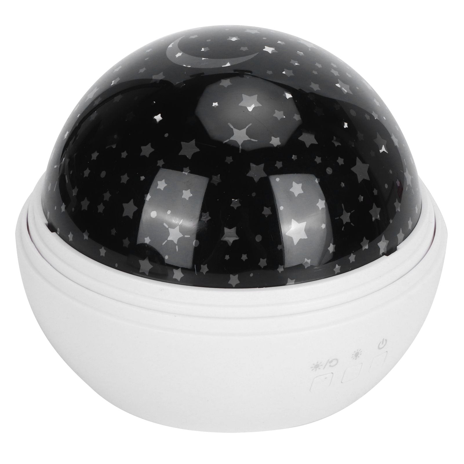 LED Night Light Romantic Projection Lamp 8 Color Modes Bedroom Decoration USB Battery PoweredWhite