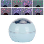 LED Night Light Romantic Projection Lamp 8 Color Modes Bedroom Decoration USB Battery PoweredBlue