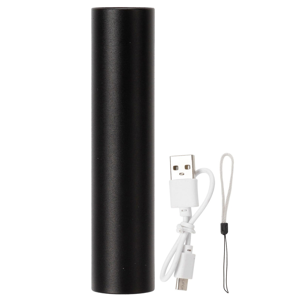 USB Flashlight Waterproof Portable Aluminum Alloy Electric Torch for Night Cycling