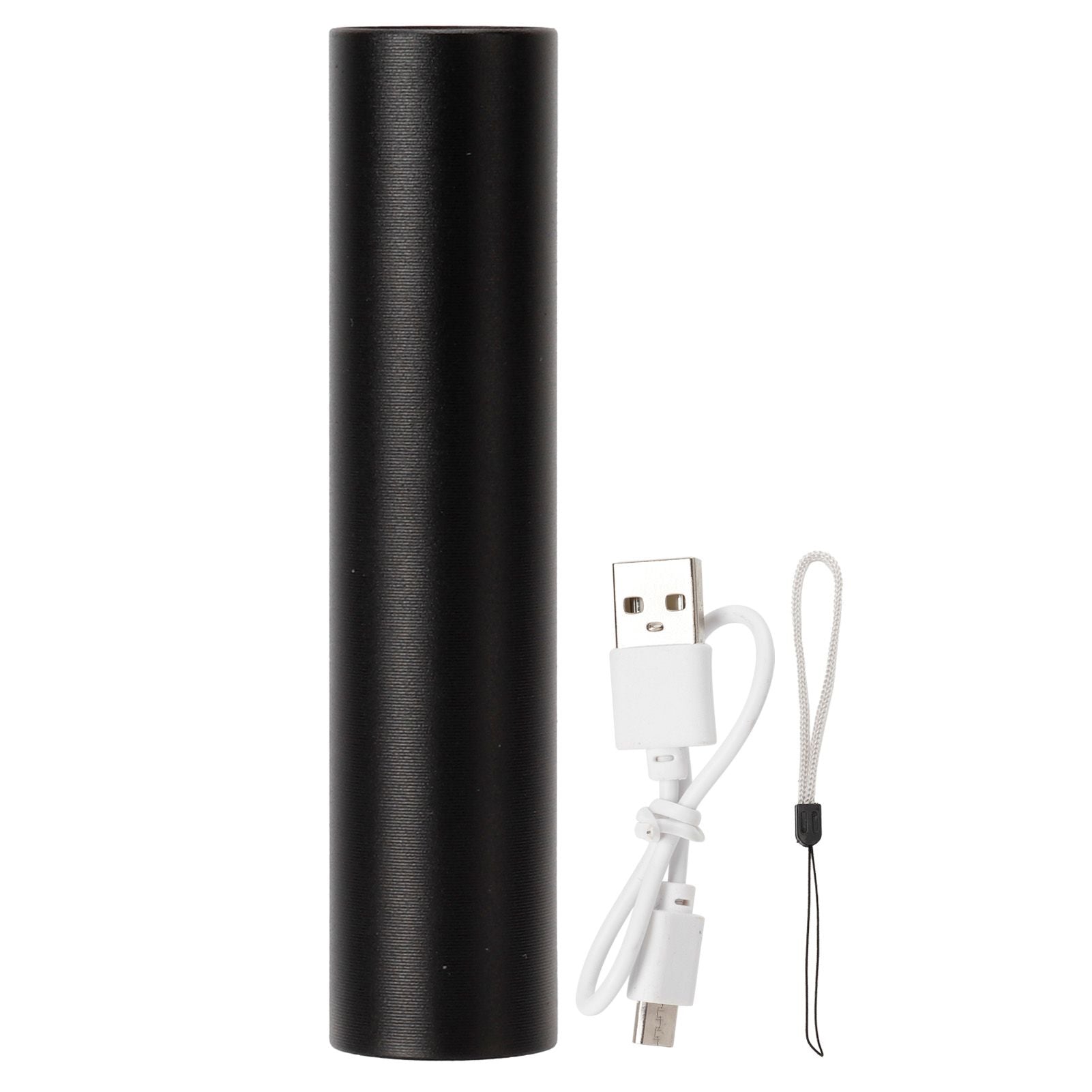 USB Flashlight Waterproof Portable Aluminum Alloy Electric Torch for Night Cycling