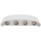 8LED 8W Wall Sconce Waterproof Wall Light for Outdoor Indoor Lighting AC85-265V Warm Light