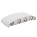 8LED 8W Wall Sconce Waterproof Wall Light for Outdoor Indoor Lighting AC85-265V Warm Light