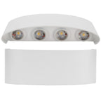 8LED 8W Wall Sconce Waterproof Wall Light for Outdoor Indoor Lighting AC85-265V Warm Light