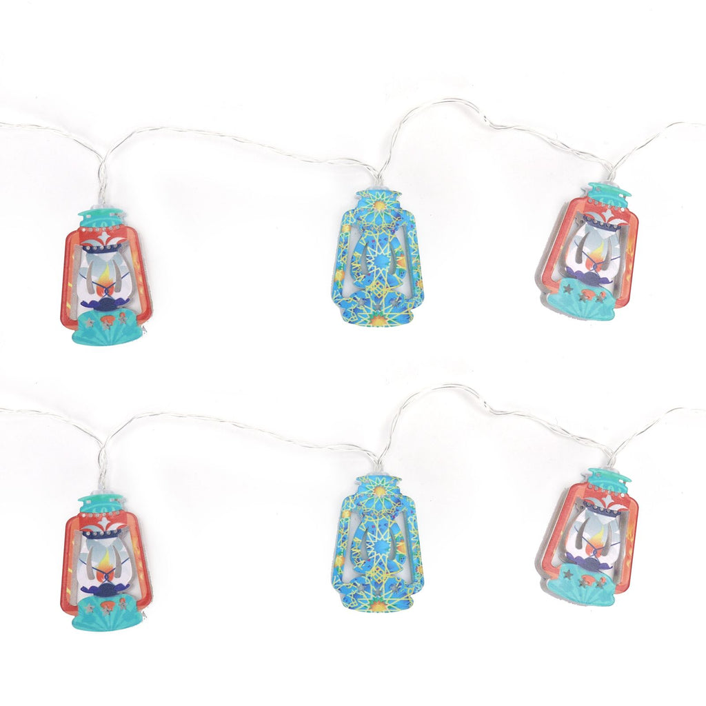 1.5M Muslim Ramadan Light Kerosene Lamp Shaped 10LED Decorative String Light Hanging Party Decor