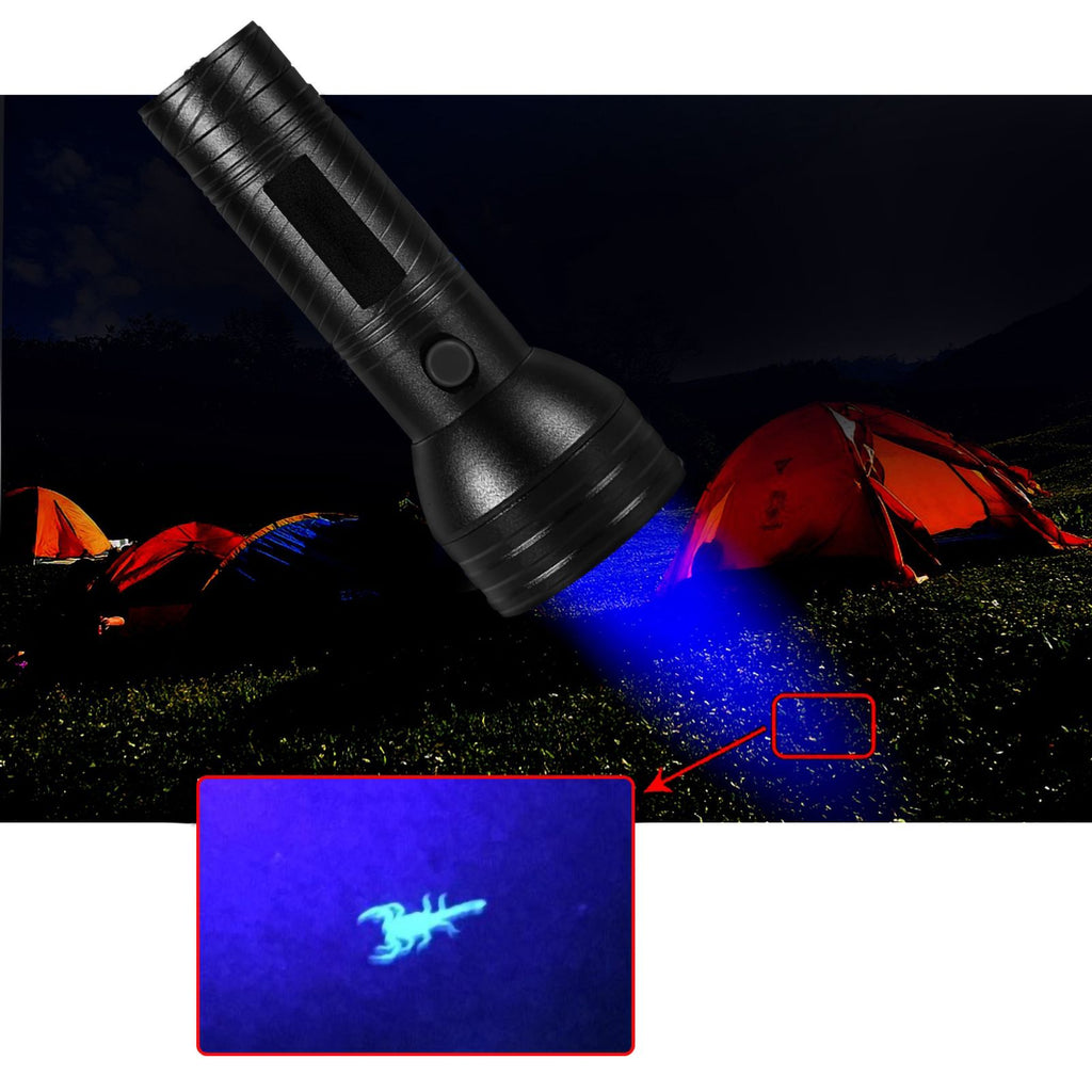 Pet Urine Detector Light Handheld UV Black Light Flashlight Portable Dog Cat Urine Carpet Detec