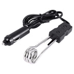 Mini Portable Electric Car Boiled Water Immersion Heater Traveling Camping Picnic New (12V)