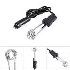 Mini Portable Electric Car Boiled Water Immersion Heater Traveling Camping Picnic New (12V)