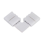 5Pcs L Shape 4pin 10mm Solderless Corner Connectors Adapters For RGB 5050 LED Strip Lights