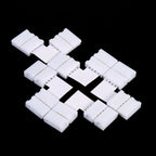 5Pcs L Shape 4pin 10mm Solderless Corner Connectors Adapters For RGB 5050 LED Strip Lights