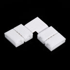 5Pcs L Shape 4pin 10mm Solderless Corner Connectors Adapters For RGB 5050 LED Strip Lights