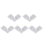 5Pcs L Shape 4pin 10mm Solderless Corner Connectors Adapters For RGB 5050 LED Strip Lights