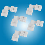 5Pcs L Shape 4pin 10mm Solderless Corner Connectors Adapters For RGB 5050 LED Strip Lights