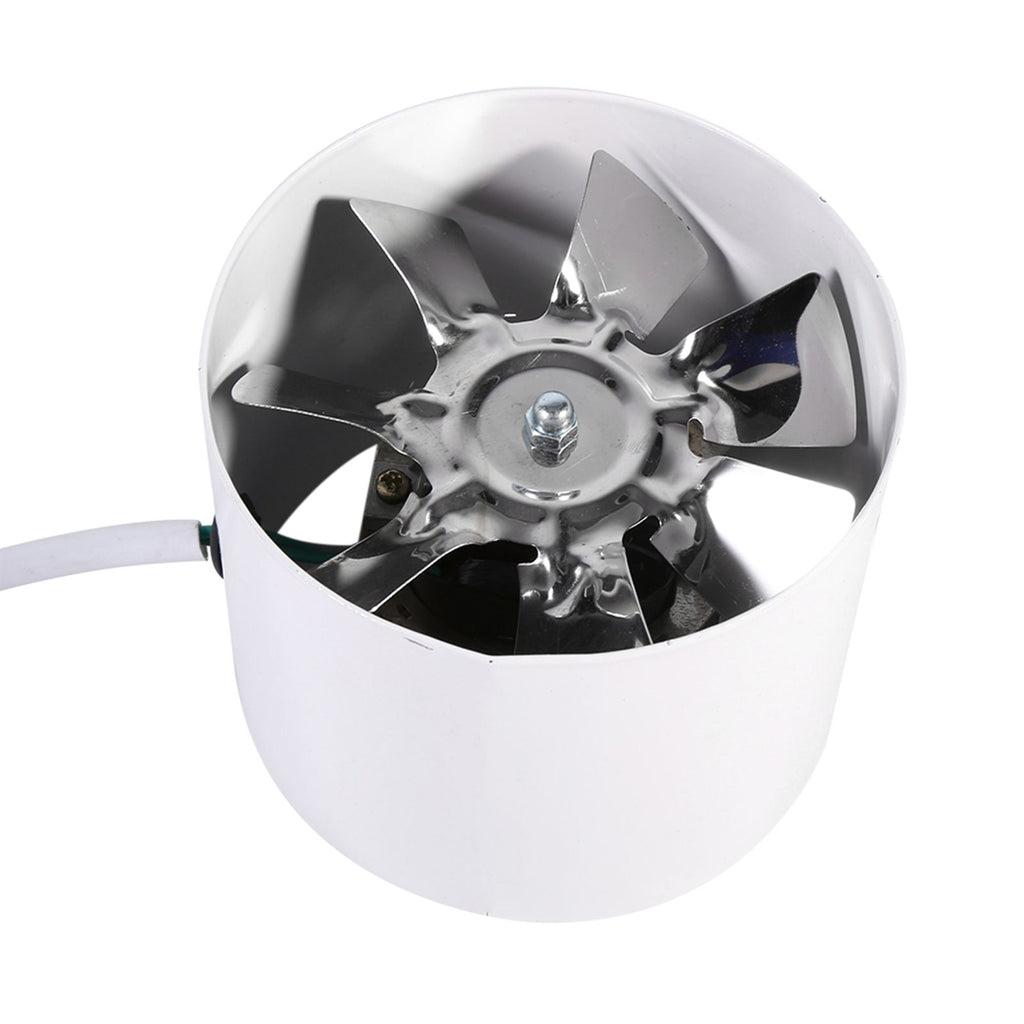 Inline Duct Fan Exhaust Ventilation Home Indoor Air Vent Cooling Steel Blade 220V 20W