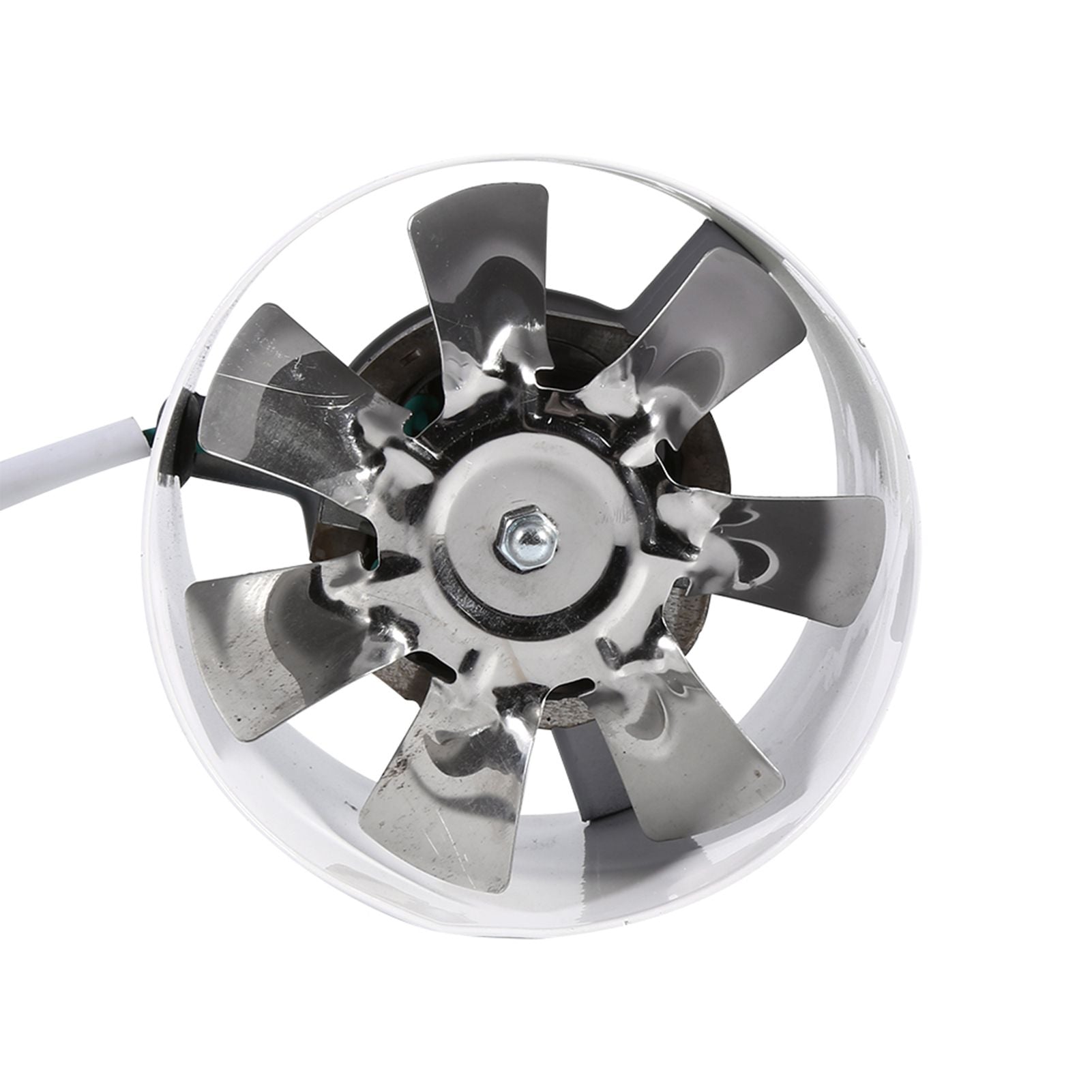 Inline Duct Fan Exhaust Ventilation Home Indoor Air Vent Cooling Steel Blade 220V 20W