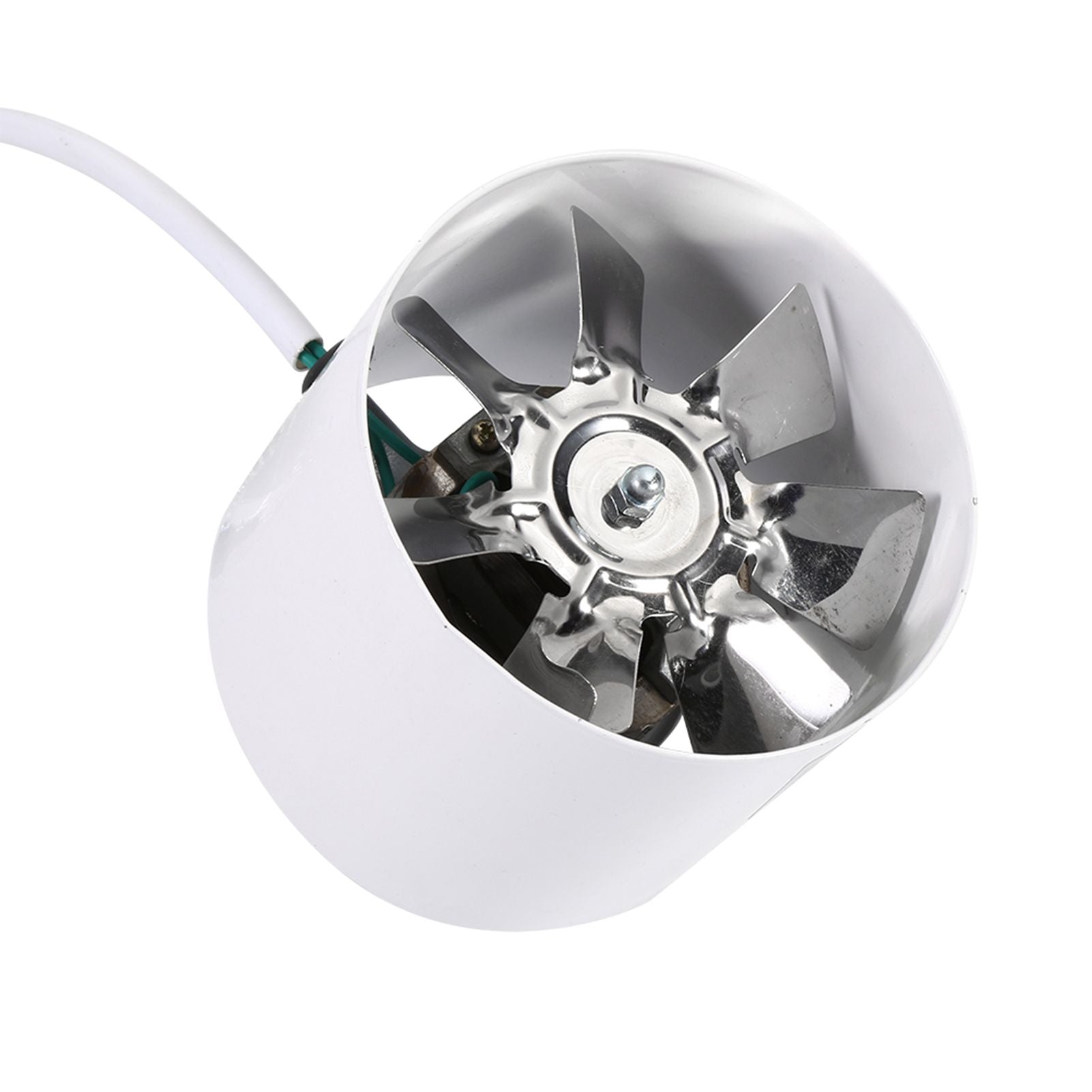 Inline Duct Fan Exhaust Ventilation Home Indoor Air Vent Cooling Steel Blade 220V 20W