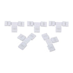 5Pcs Solderless 4pin Clip on Connectors Adapters for 10mm RGB 5050 LED Strip Light (T Shape)