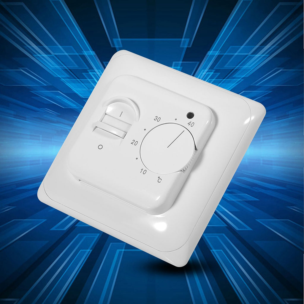 Room Floor Mechanical Manual Heating Thermostat Air Condition Temperature Control Switch 220V
