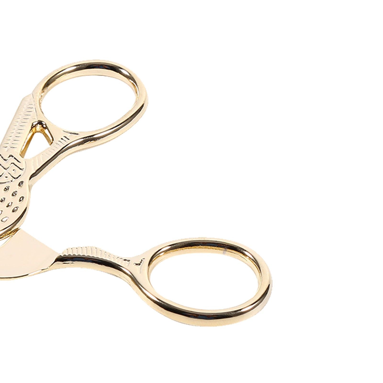 1Pc Stainless Steel Embroidery Sewing Tools Crane Shape Shears Cross Stitch Scissors Gold
