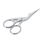 1Pc Stainless Steel Embroidery Sewing Tools Crane Shape Shears Cross Stitch Scissors Silver